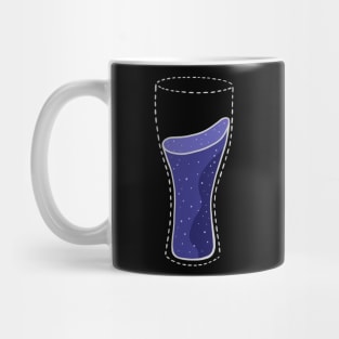 Boba Space - Bubble Milk Tea Art - Weird Artsy Boba Mug